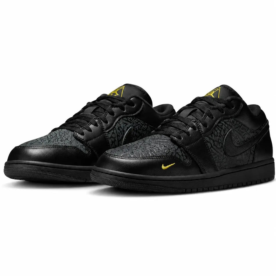 NIKE AIR JORDAN 1 LOW SE “BLACK ELEPHANT PRINT”